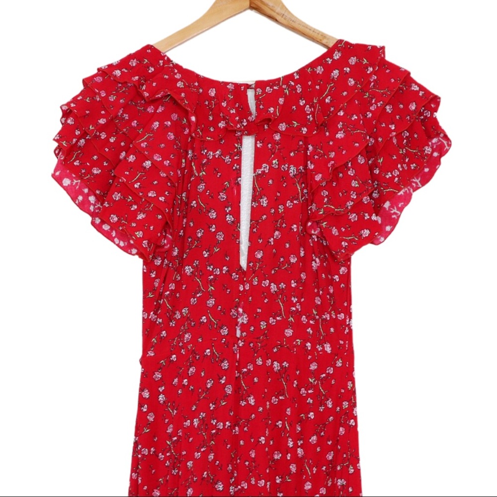 Cleobella Red Maxi Dress - Picture 9 of 11